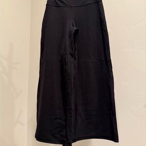 Athleta Elation Wide Leg Crop Pant Black Size XS
